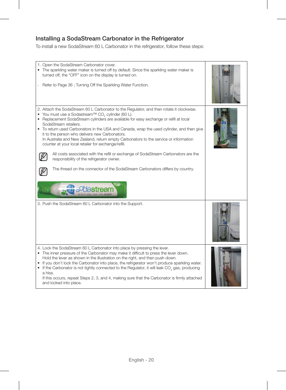 Samsung RF23HSESBSR-AA User Manual | Page 20 / 168