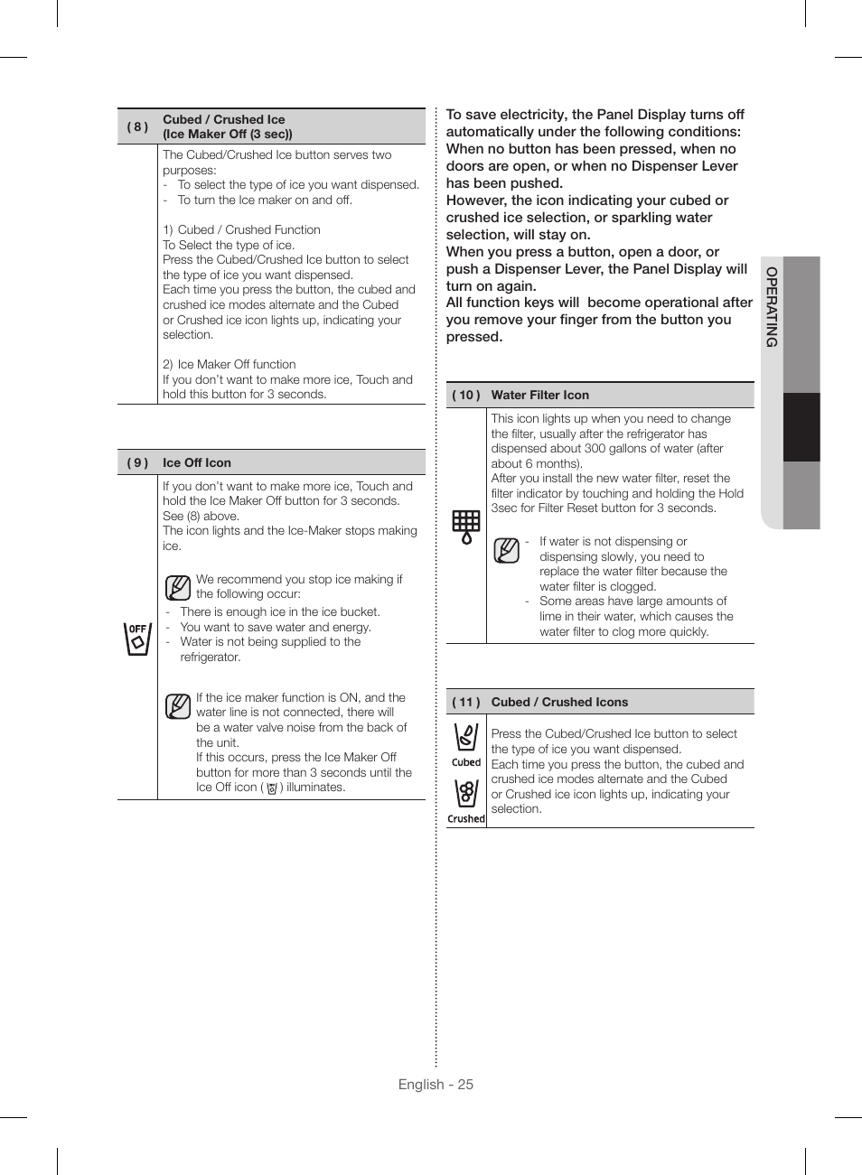 Samsung RF23HSESBSR-AA User Manual | Page 25 / 168