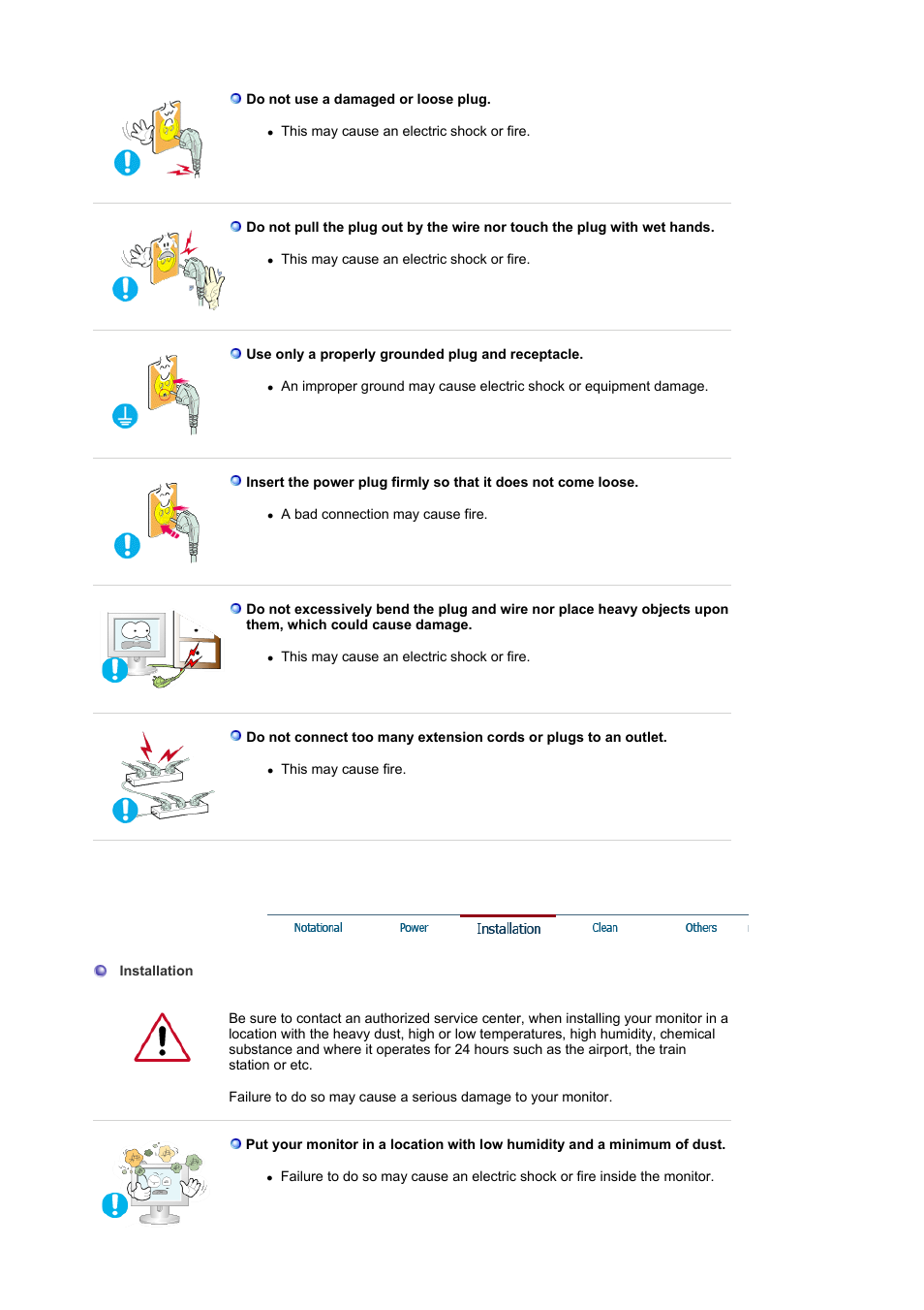 Installation | Samsung LS19MJSTSE-XAA User Manual | Page 3 / 73