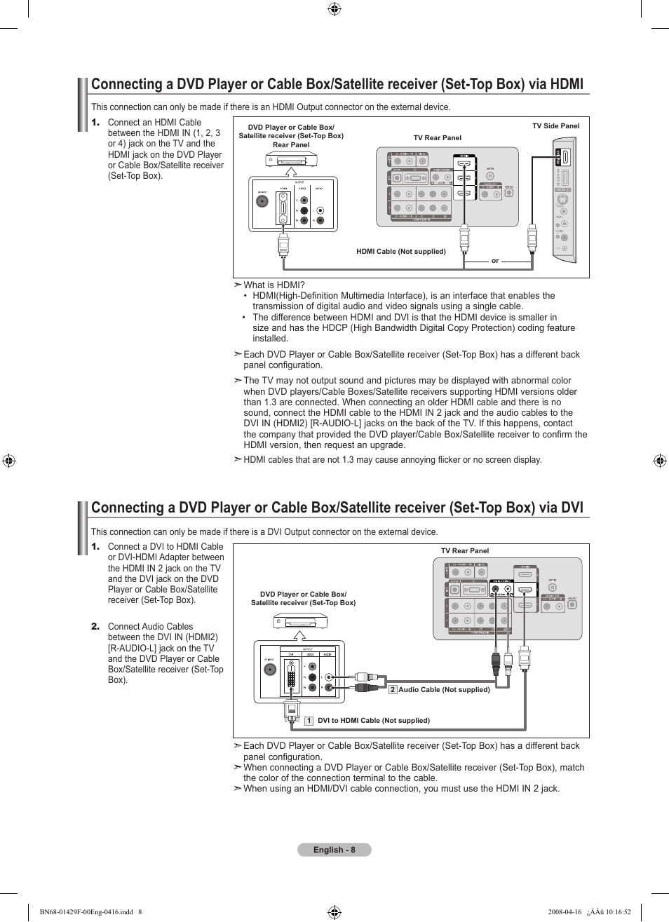 Samsung LN52A610A3RXZP User Manual | Page 10 / 129