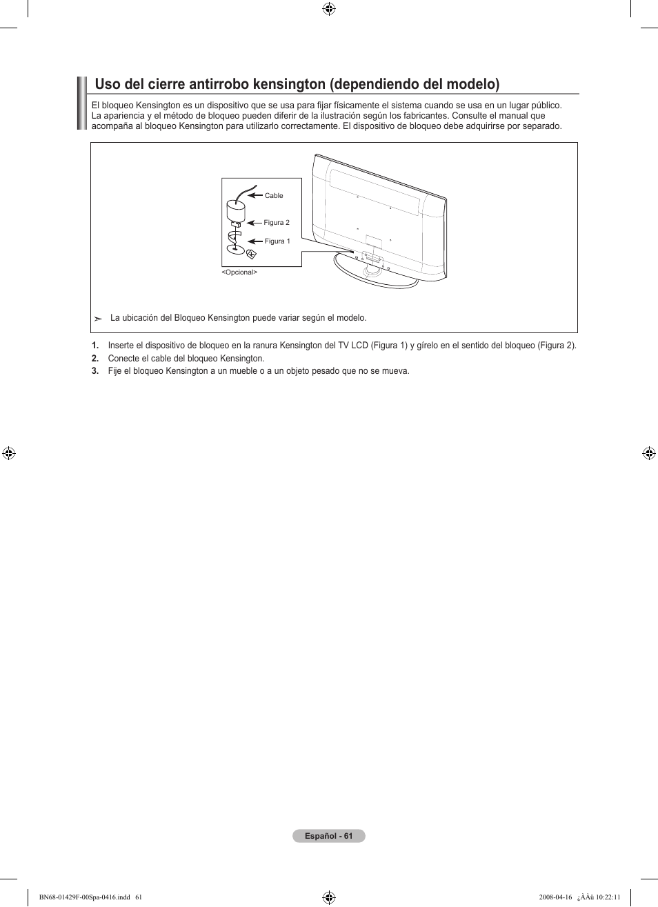 Samsung LN52A610A3RXZP User Manual | Page 127 / 129