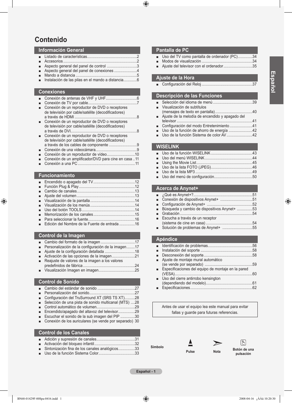 Samsung LN52A610A3RXZP User Manual | Page 67 / 129