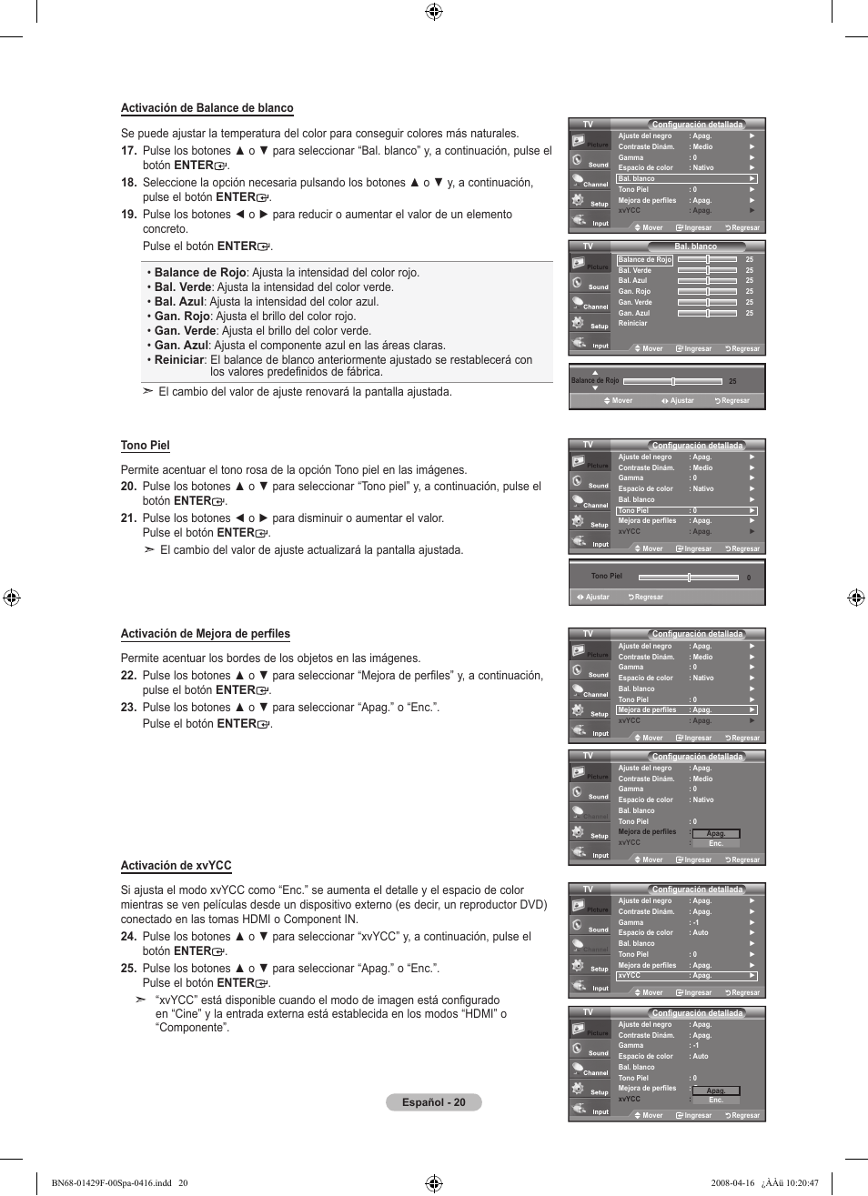 Samsung LN52A610A3RXZP User Manual | Page 86 / 129