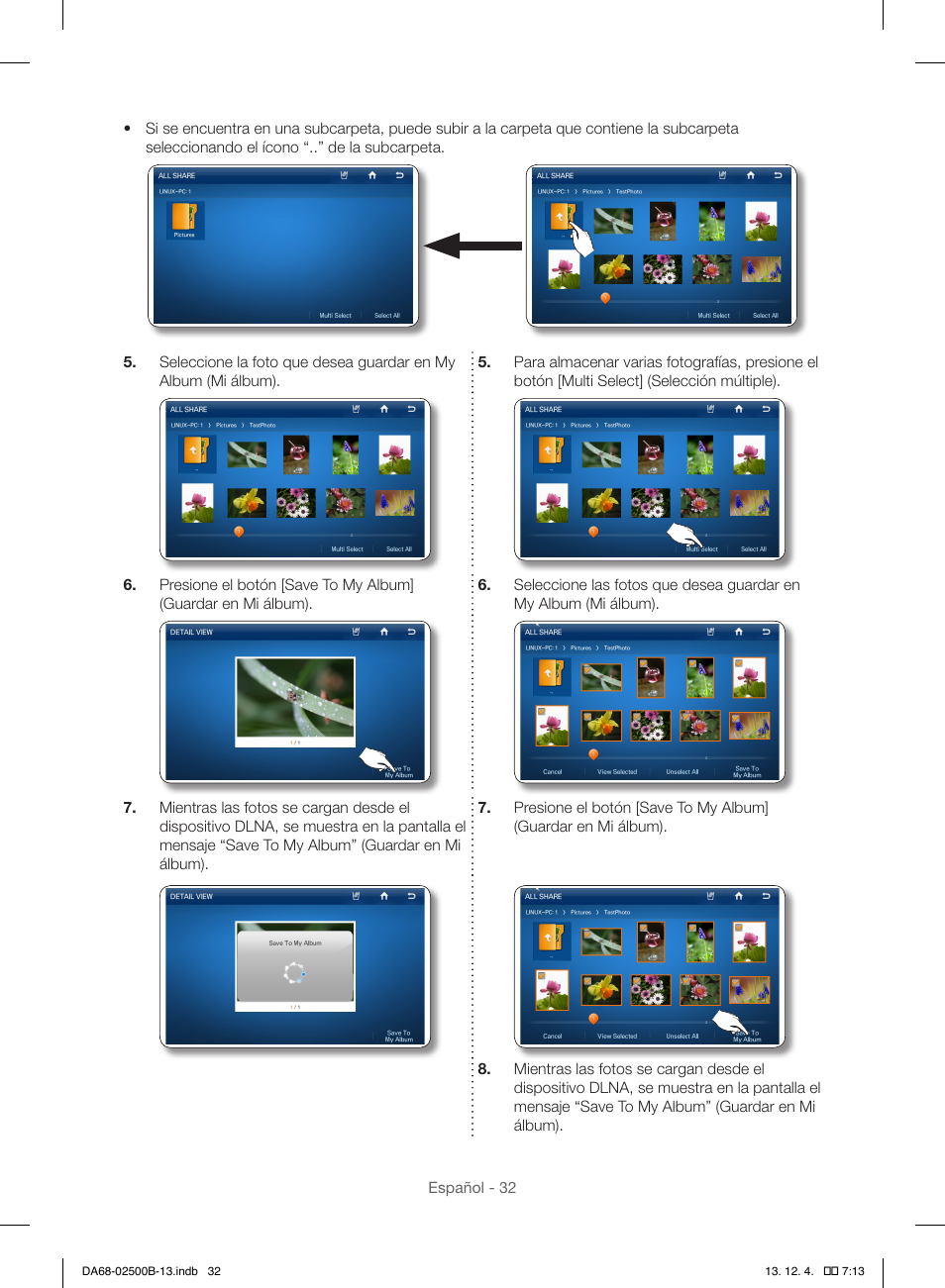 Samsung RSG309AARS-XAA User Manual | Page 124 / 184