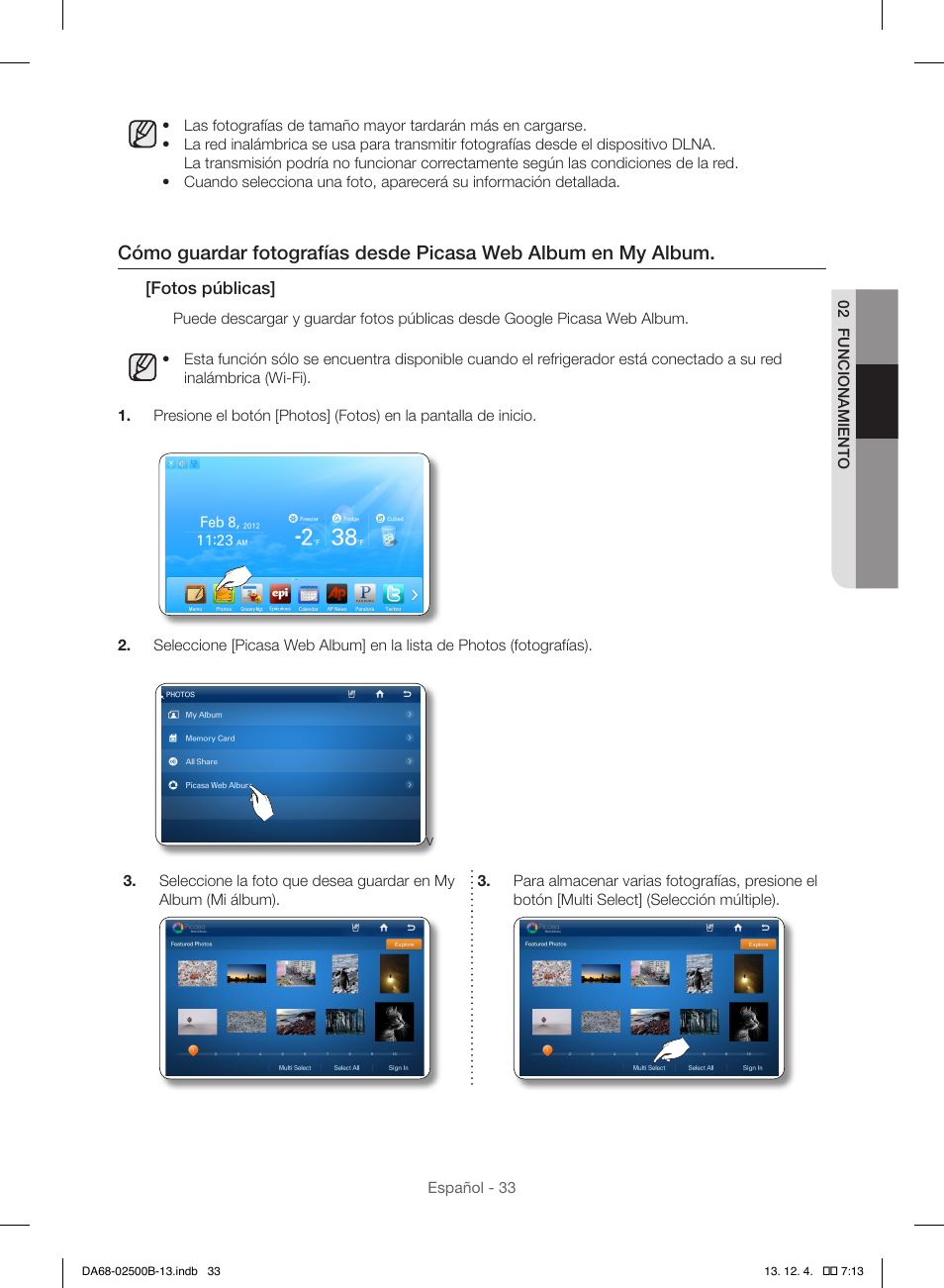 Samsung RSG309AARS-XAA User Manual | Page 125 / 184