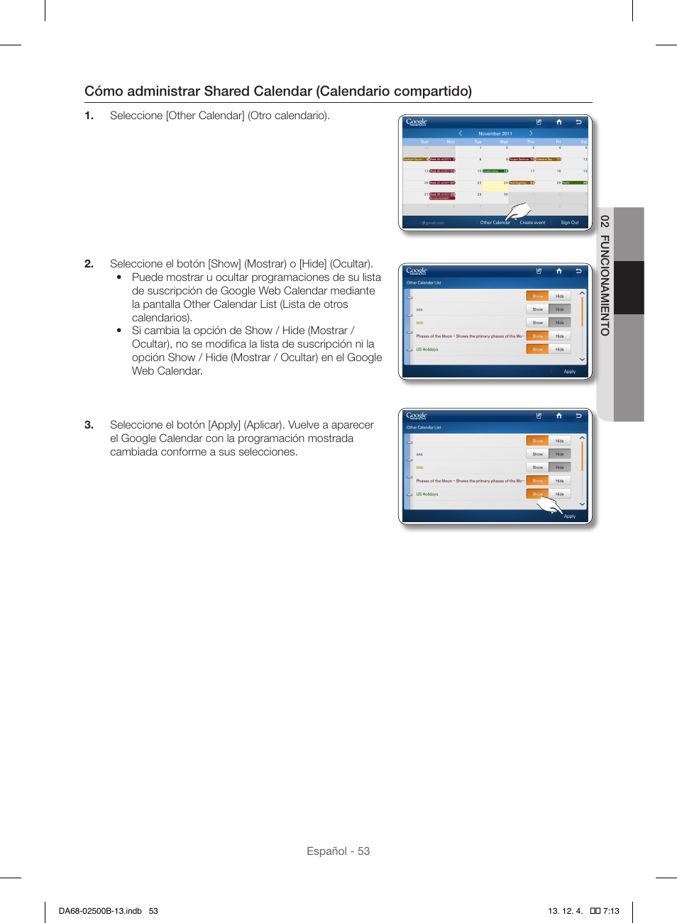 Samsung RSG309AARS-XAA User Manual | Page 145 / 184