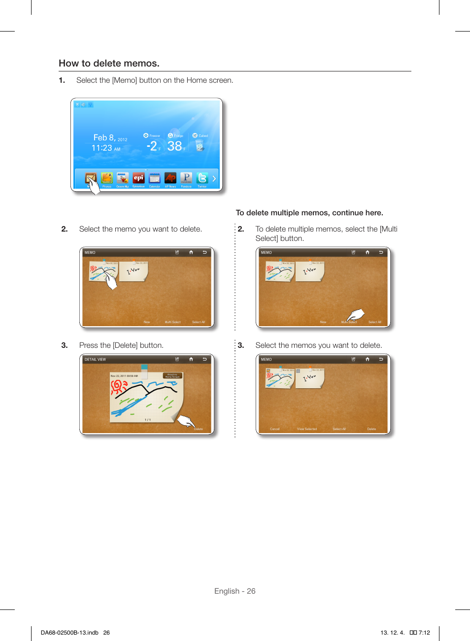 Samsung RSG309AARS-XAA User Manual | Page 26 / 184