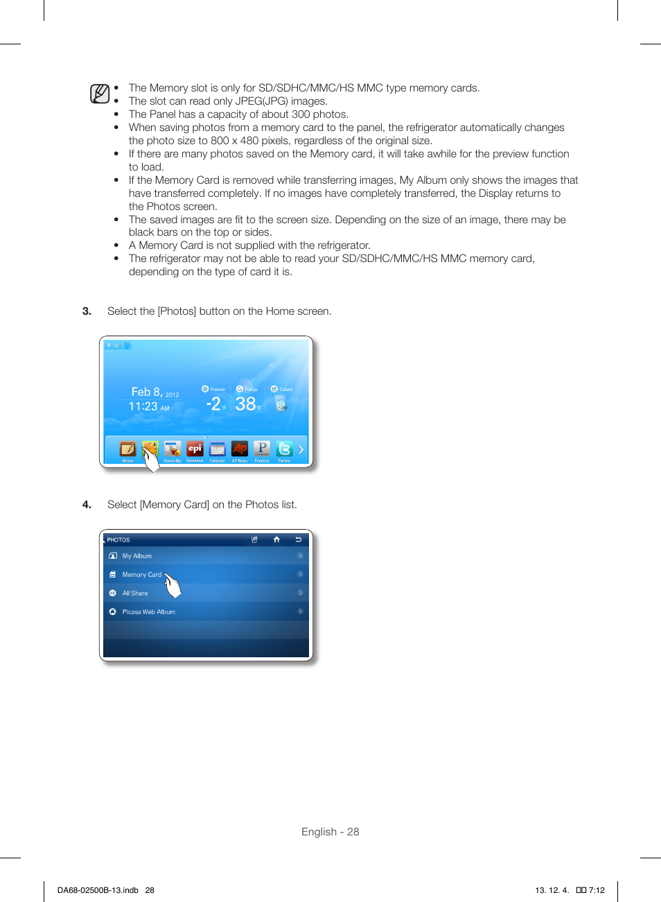 Samsung RSG309AARS-XAA User Manual | Page 28 / 184