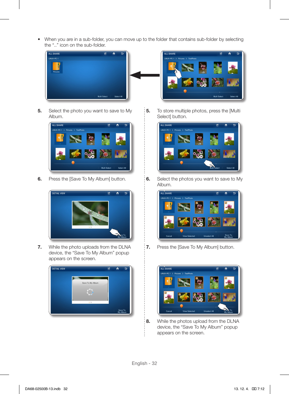 Samsung RSG309AARS-XAA User Manual | Page 32 / 184