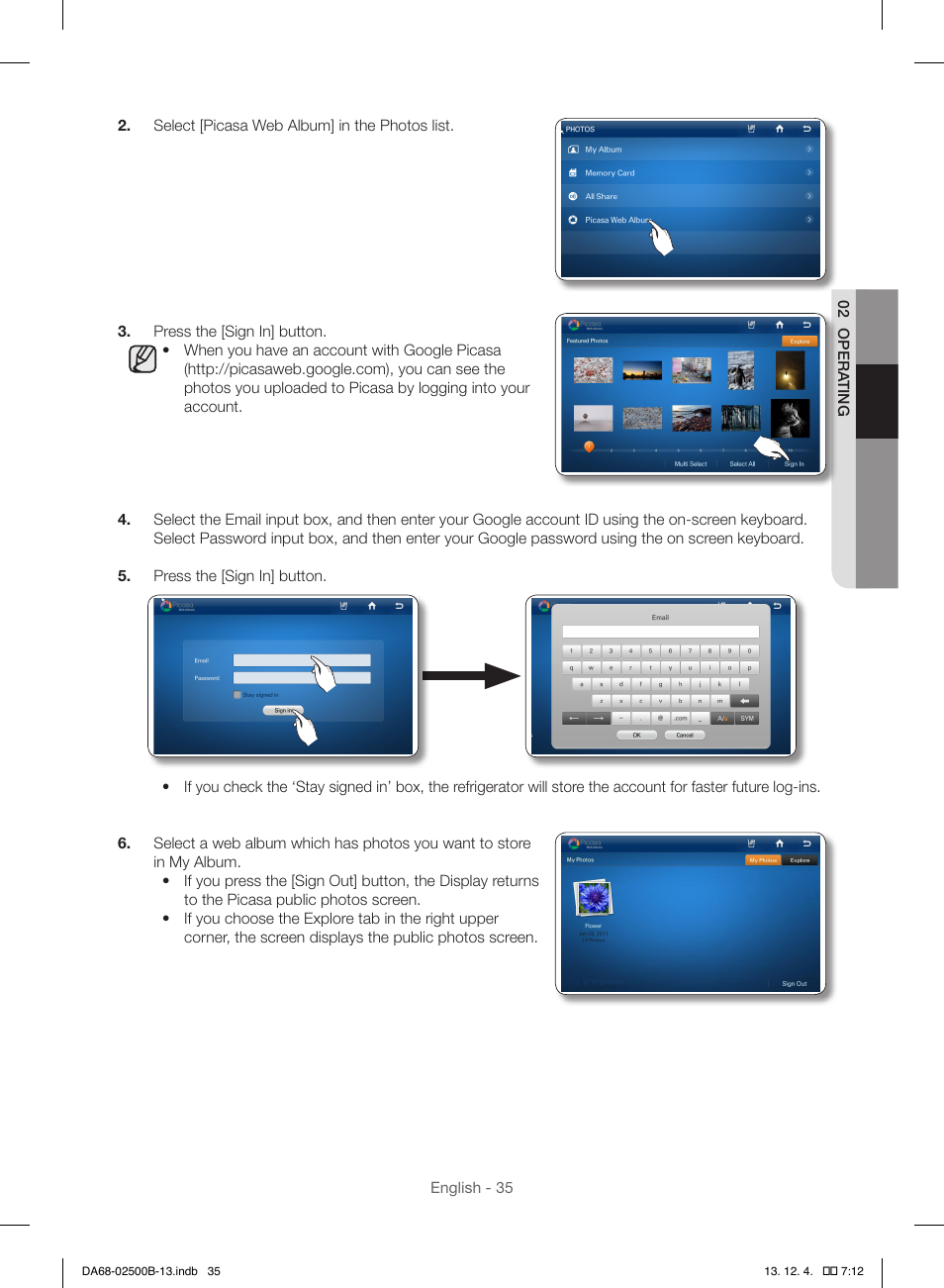 Samsung RSG309AARS-XAA User Manual | Page 35 / 184