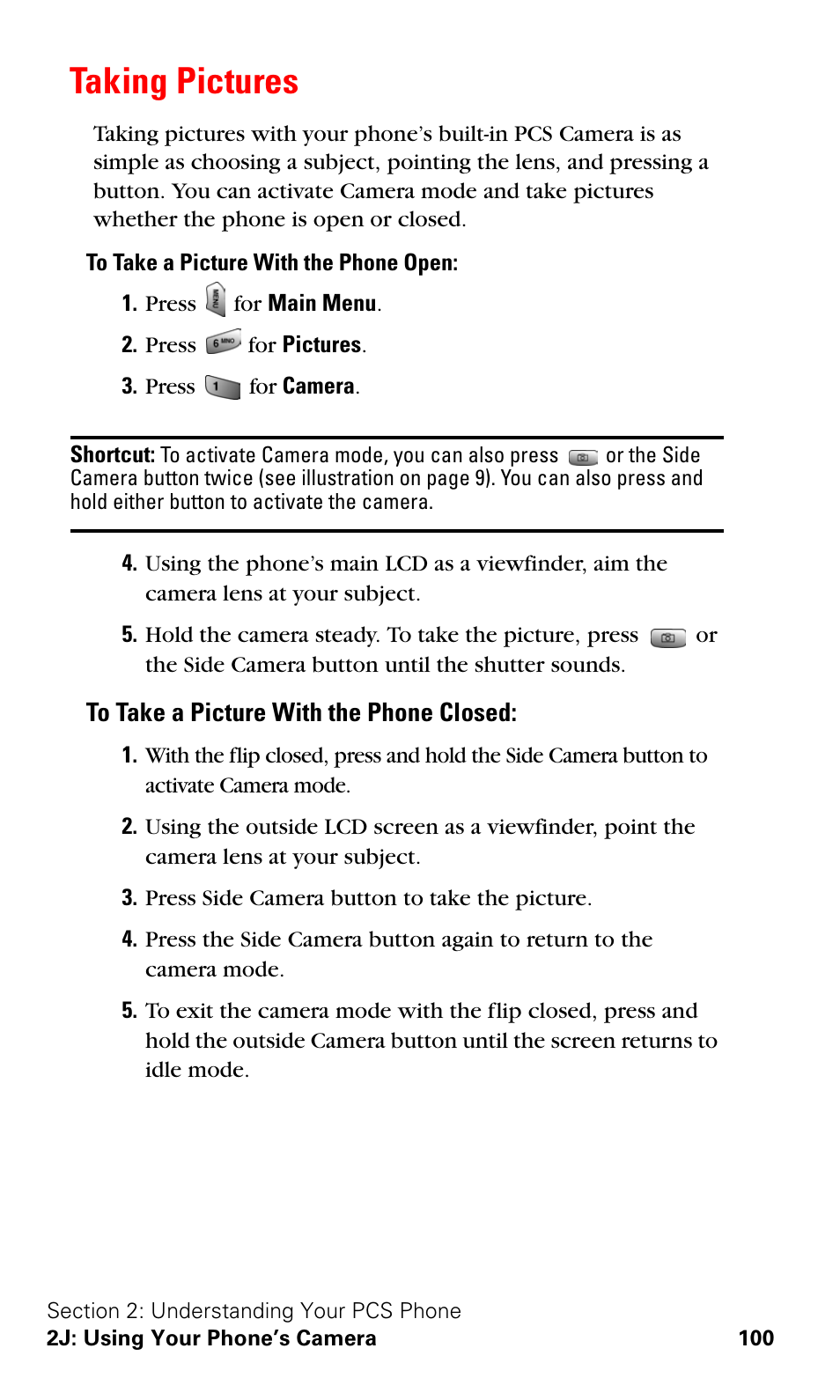 Taking pictures | Samsung SPH-A620ZSSXAR User Manual | Page 108 / 181