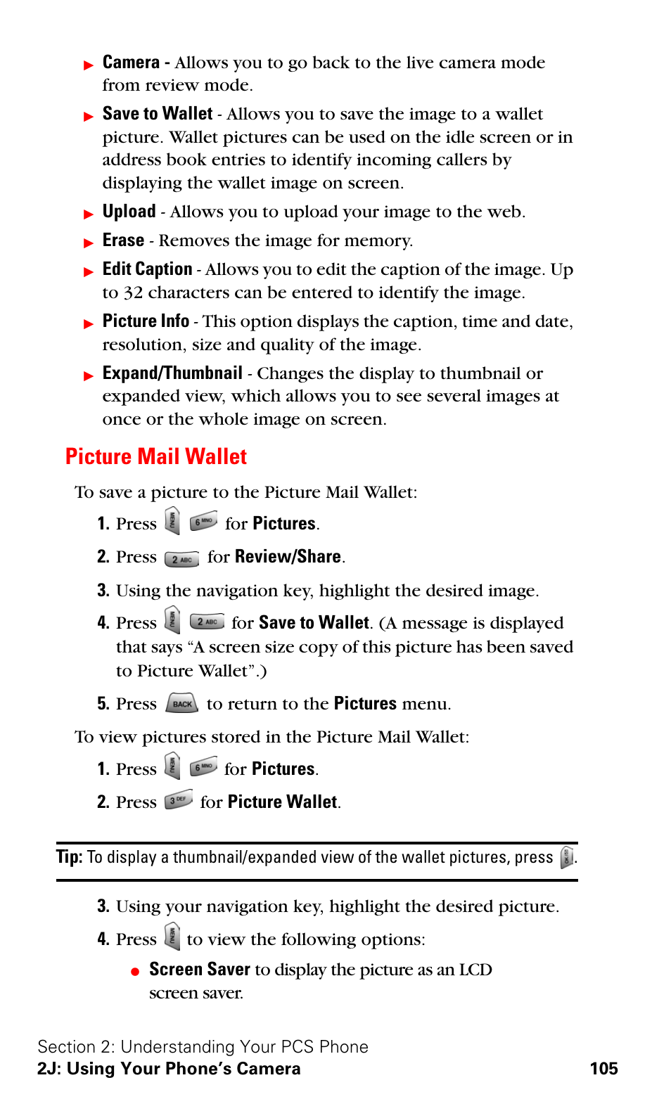 Picture mail wallet | Samsung SPH-A620ZSSXAR User Manual | Page 113 / 181