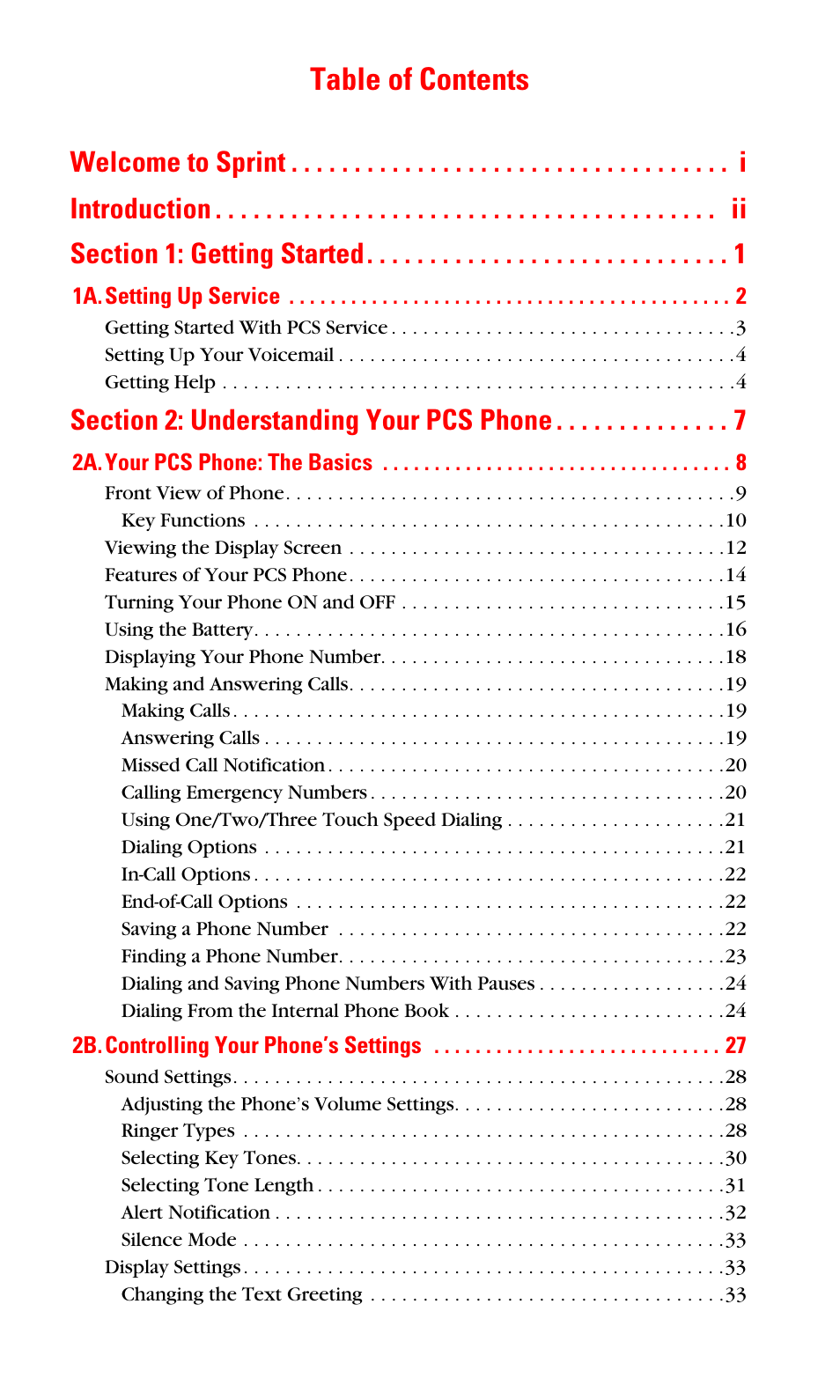 Samsung SPH-A620ZSSXAR User Manual | Page 2 / 181
