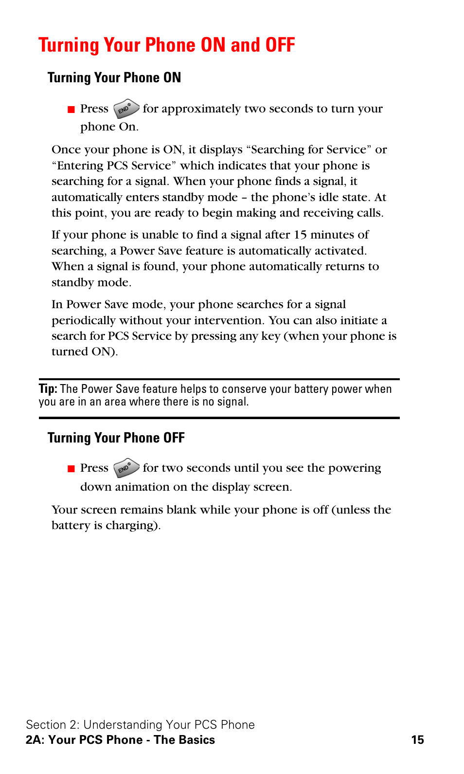 Turning your phone on and off | Samsung SPH-A620ZSSXAR User Manual | Page 23 / 181