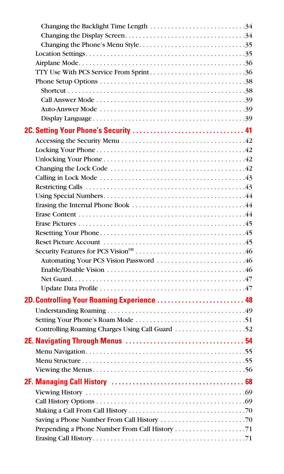 Samsung SPH-A620ZSSXAR User Manual | Page 3 / 181