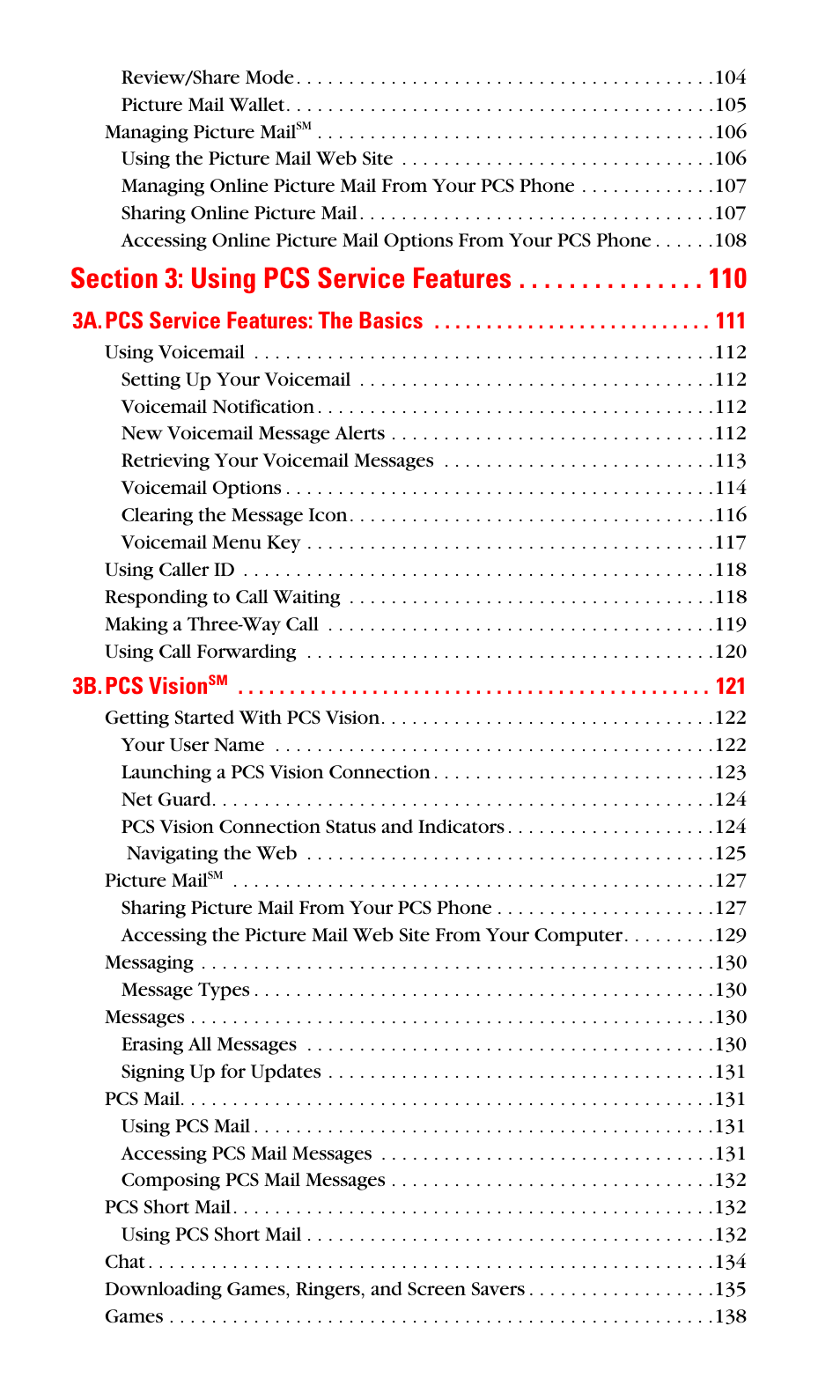 Samsung SPH-A620ZSSXAR User Manual | Page 5 / 181