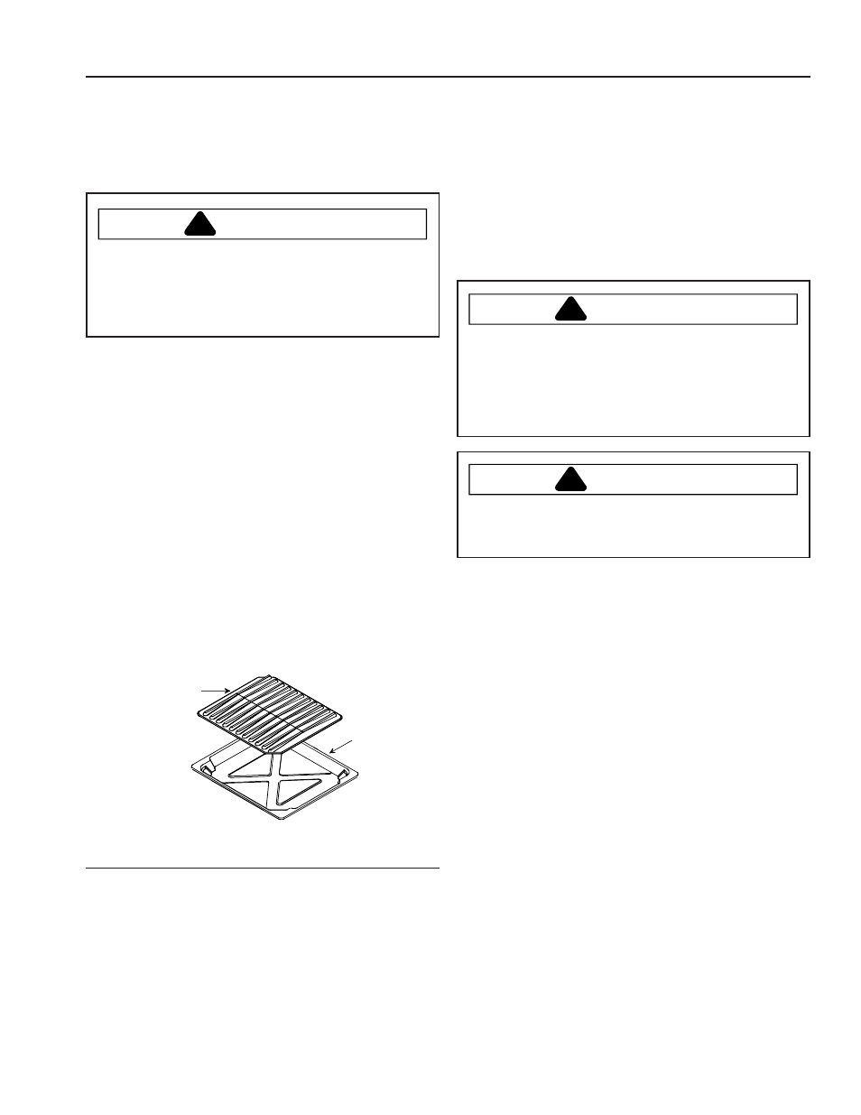Warning, Caution | Amana ARR6102 User Manual | Page 17 / 28
