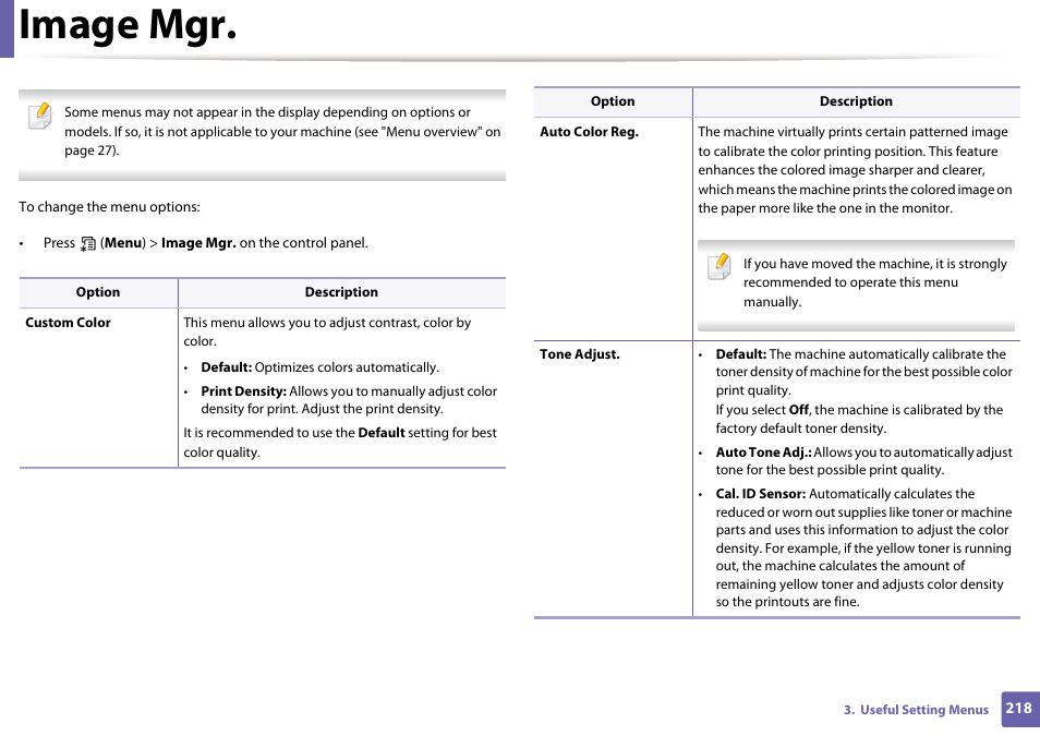 Image mgr | Samsung SL-C1810W-XAA User Manual | Page 218 / 308