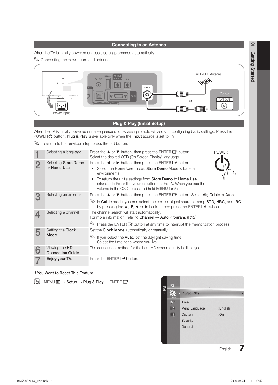 Samsung LN22C500B2FXZA User Manual | Page 7 / 105