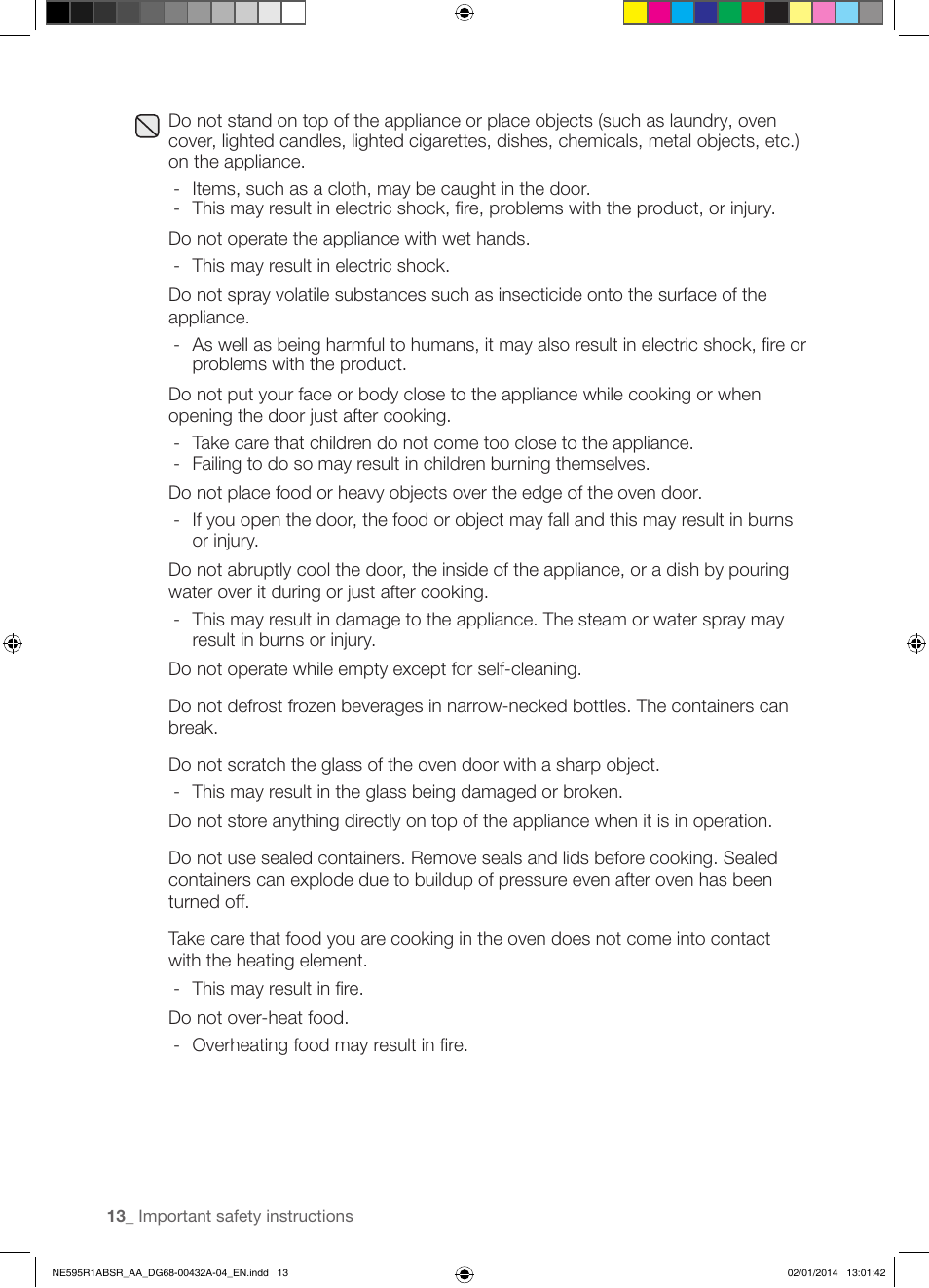 Samsung NE595R1ABSR-AA User Manual | Page 14 / 72