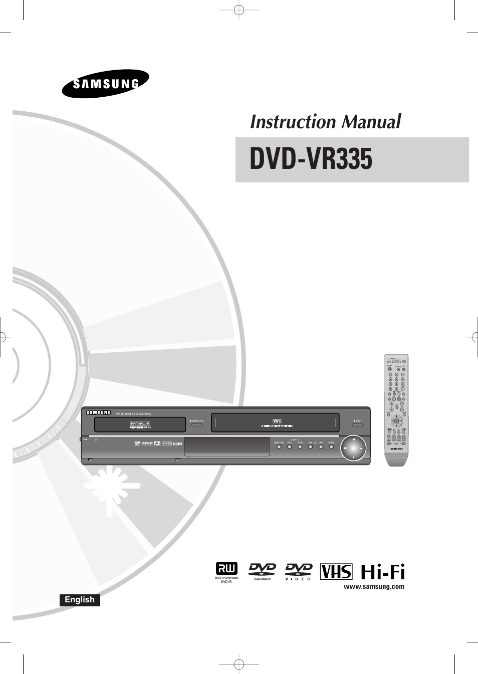 Samsung DVD-VR335-XAA User Manual | 103 pages