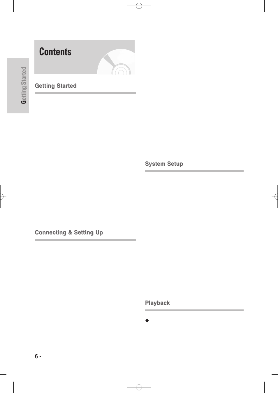 Samsung DVD-VR335-XAA User Manual | Page 6 / 103