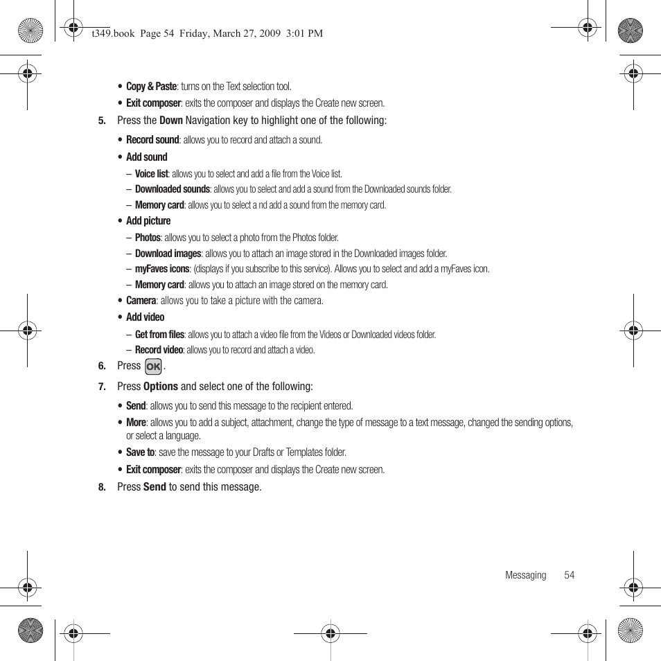 Samsung SGH-T349AGATMB User Manual | Page 57 / 155