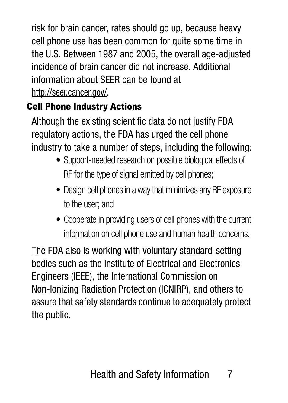 Cell phone industry actions | Samsung SM-T537RZWAUSC User Manual | Page 13 / 70