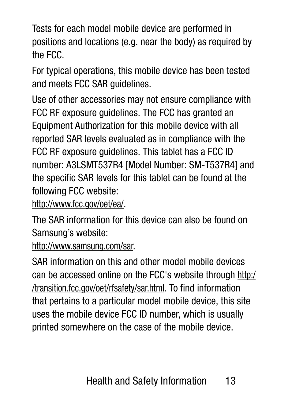 Samsung SM-T537RZWAUSC User Manual | Page 19 / 70