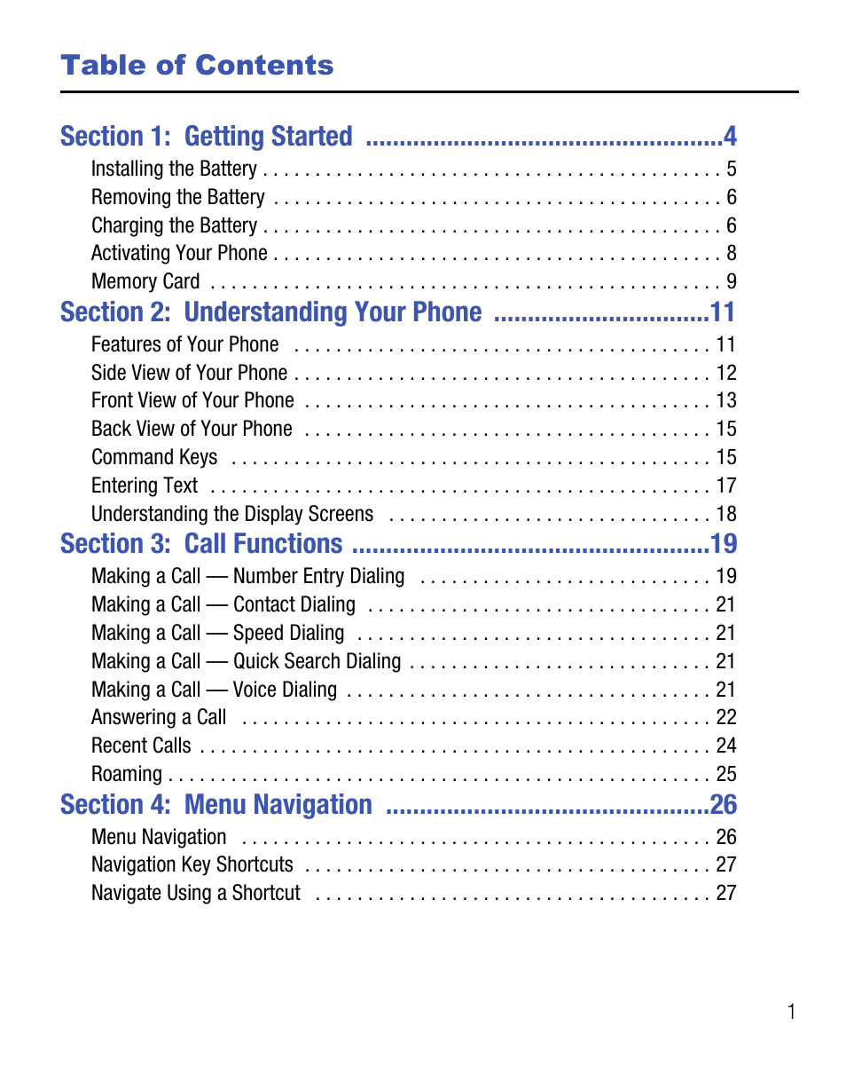 Samsung SCH-R355DAASTT User Manual | Page 5 / 78