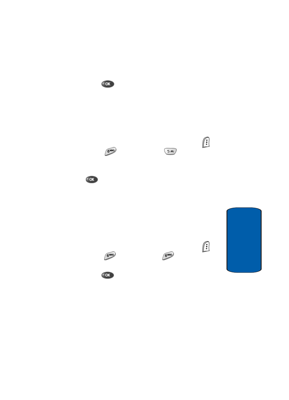 Power on/off, Roam ringer, Power on/off roam ringer | Samsung SCH-A670ZSUXAR User Manual | Page 129 / 234
