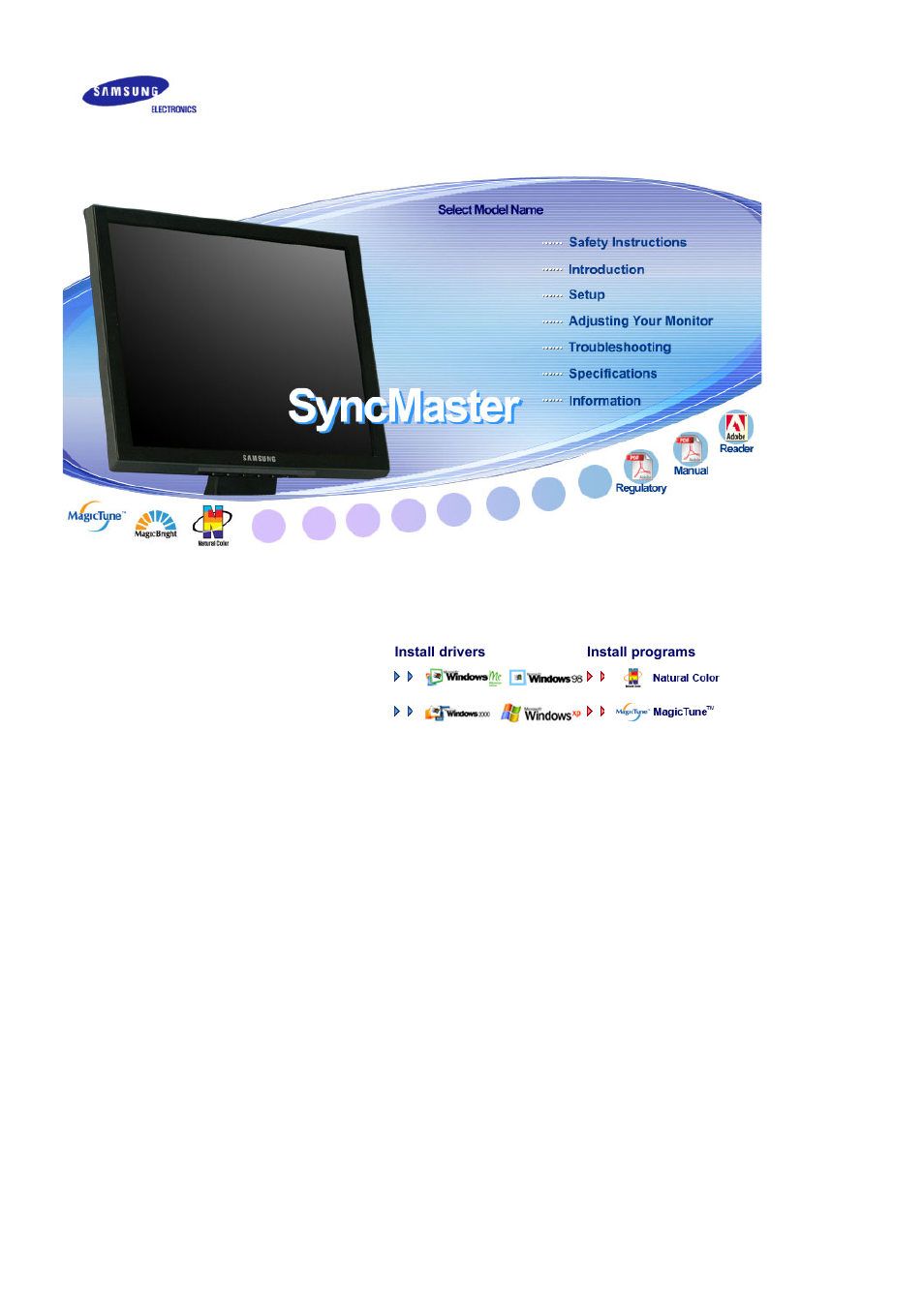 Samsung BI19BSSB User Manual | 69 pages