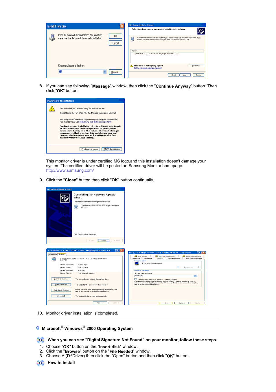 Samsung BI19BSSB User Manual | Page 17 / 69