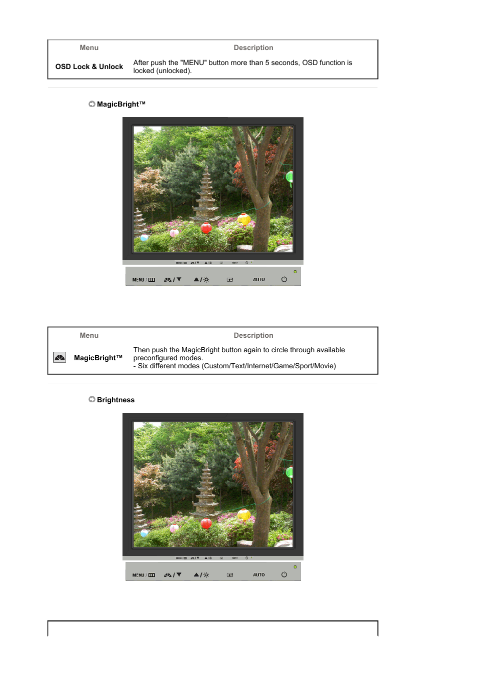 Osd functions | Samsung BI19BSSB User Manual | Page 22 / 69