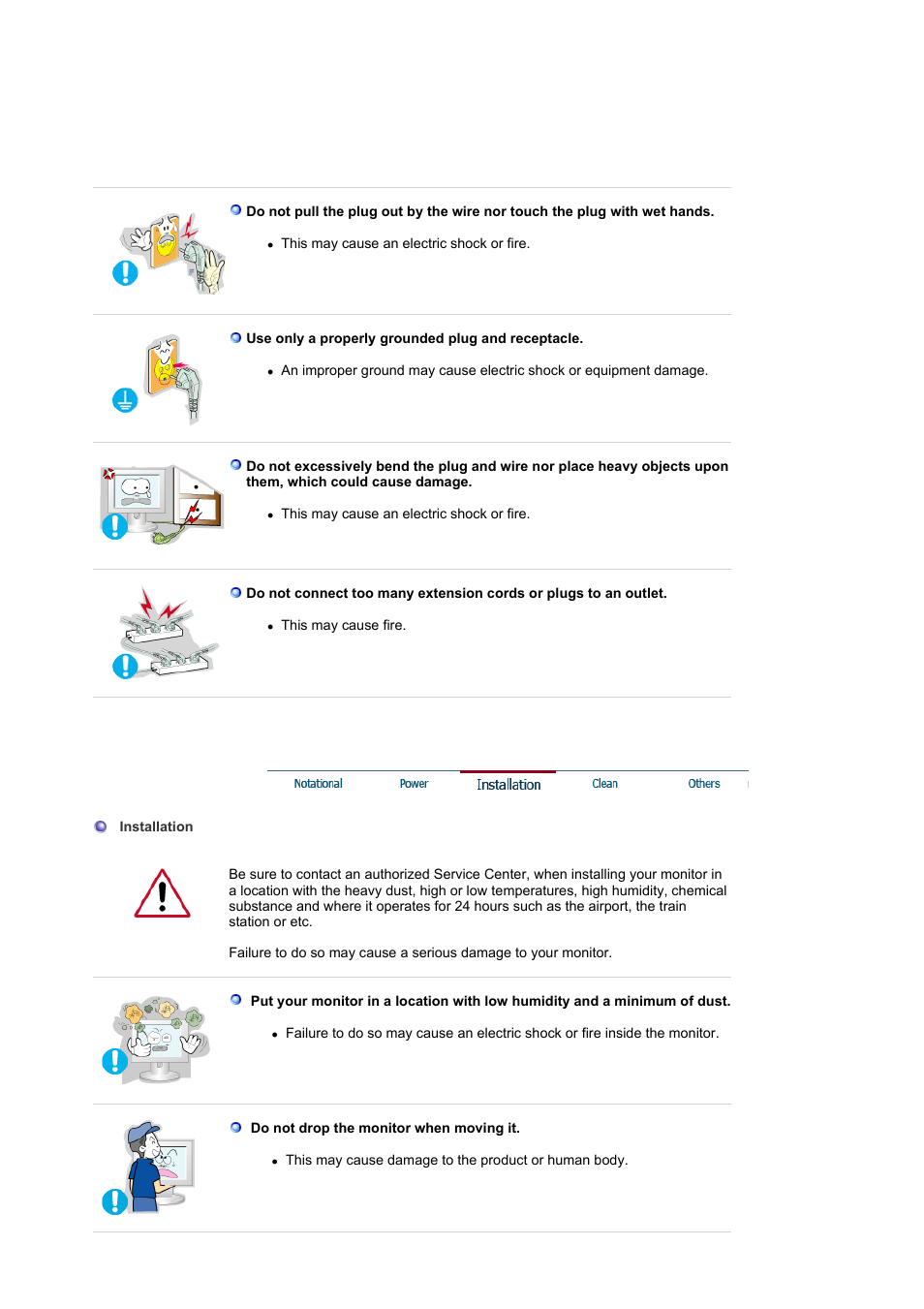 Installation | Samsung BI19BSSB User Manual | Page 3 / 69