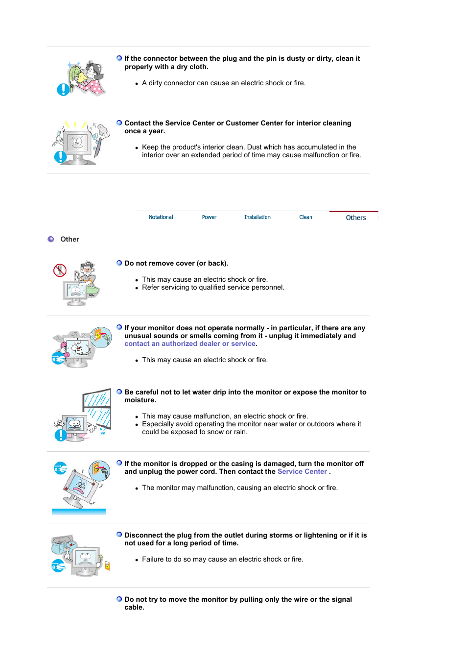 Others | Samsung BI19BSSB User Manual | Page 5 / 69