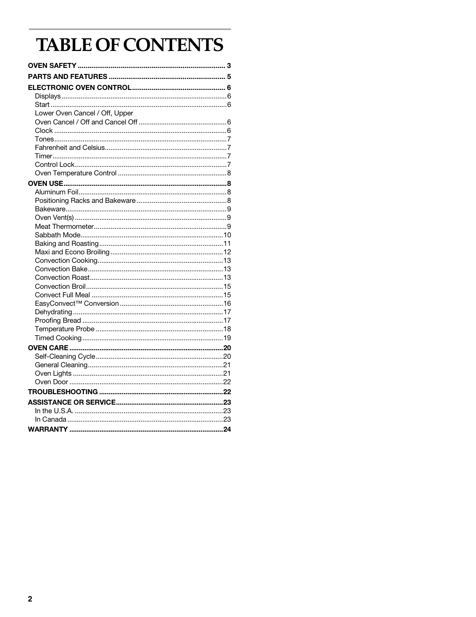 KITCHENAID KEBC107 User Manual | Page 2 / 24