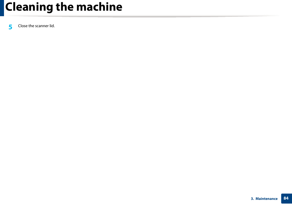 Cleaning the machine | Samsung SCX-4729FW-XAA User Manual | Page 84 / 317