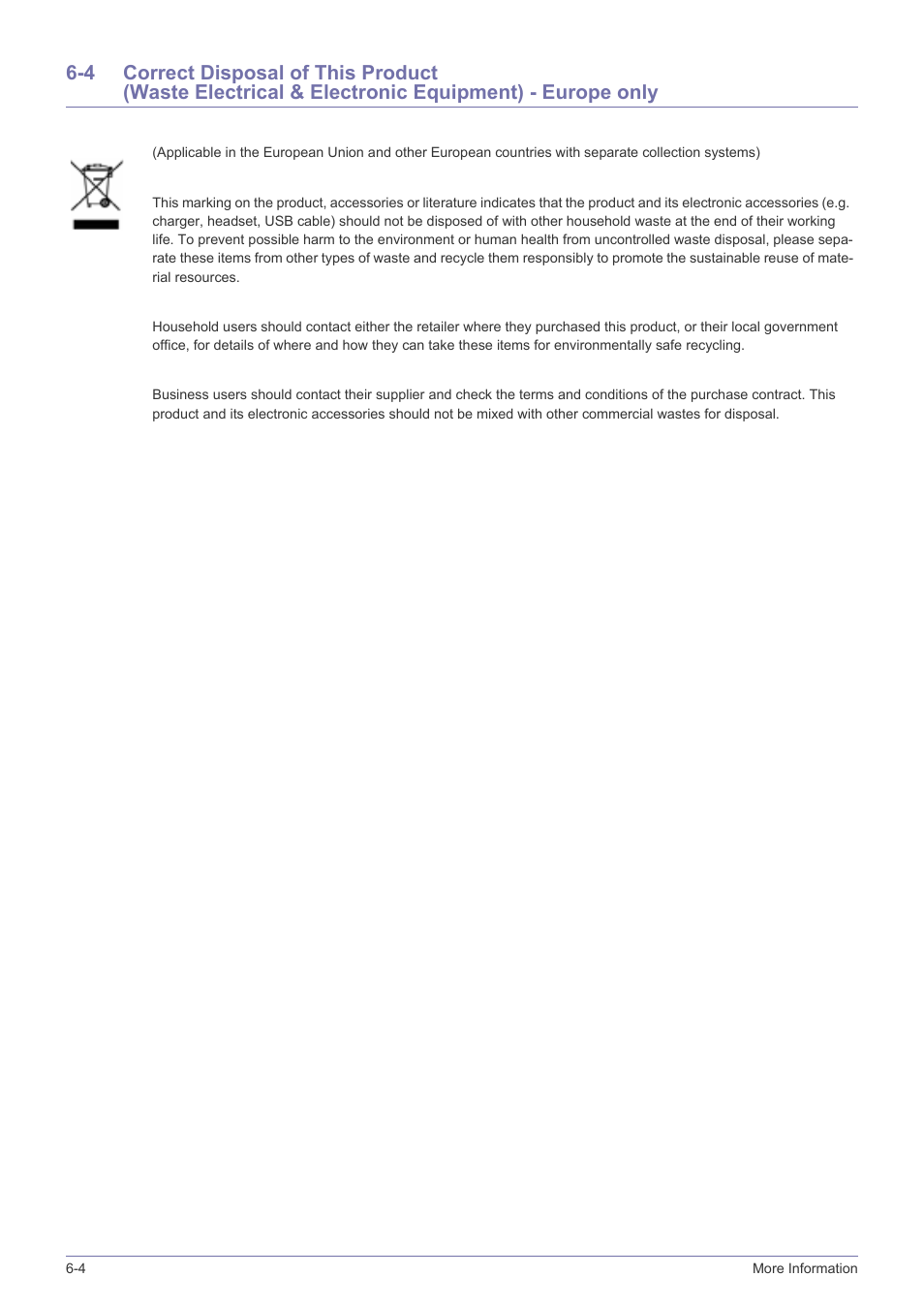 Correct disposal of this product | Samsung LS24LRZKUV-ZA User Manual | Page 44 / 44