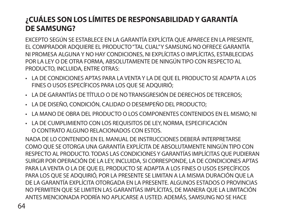 Samsung BHM6000NDACSTA User Manual | Page 66 / 71