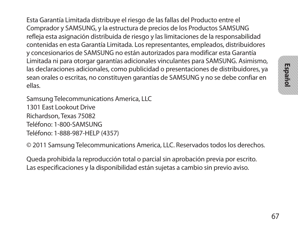 Samsung BHM6000NDACSTA User Manual | Page 69 / 71