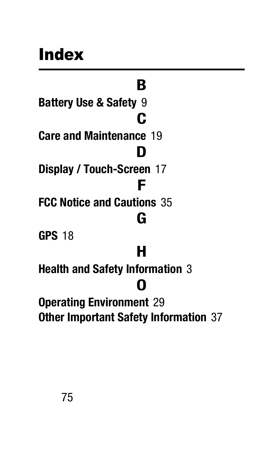 Index | Samsung SM-R3810ZAAXAR User Manual | Page 82 / 83