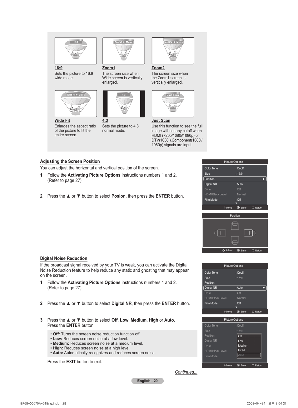 Samsung HL72A650C1FXZA User Manual | Page 29 / 195