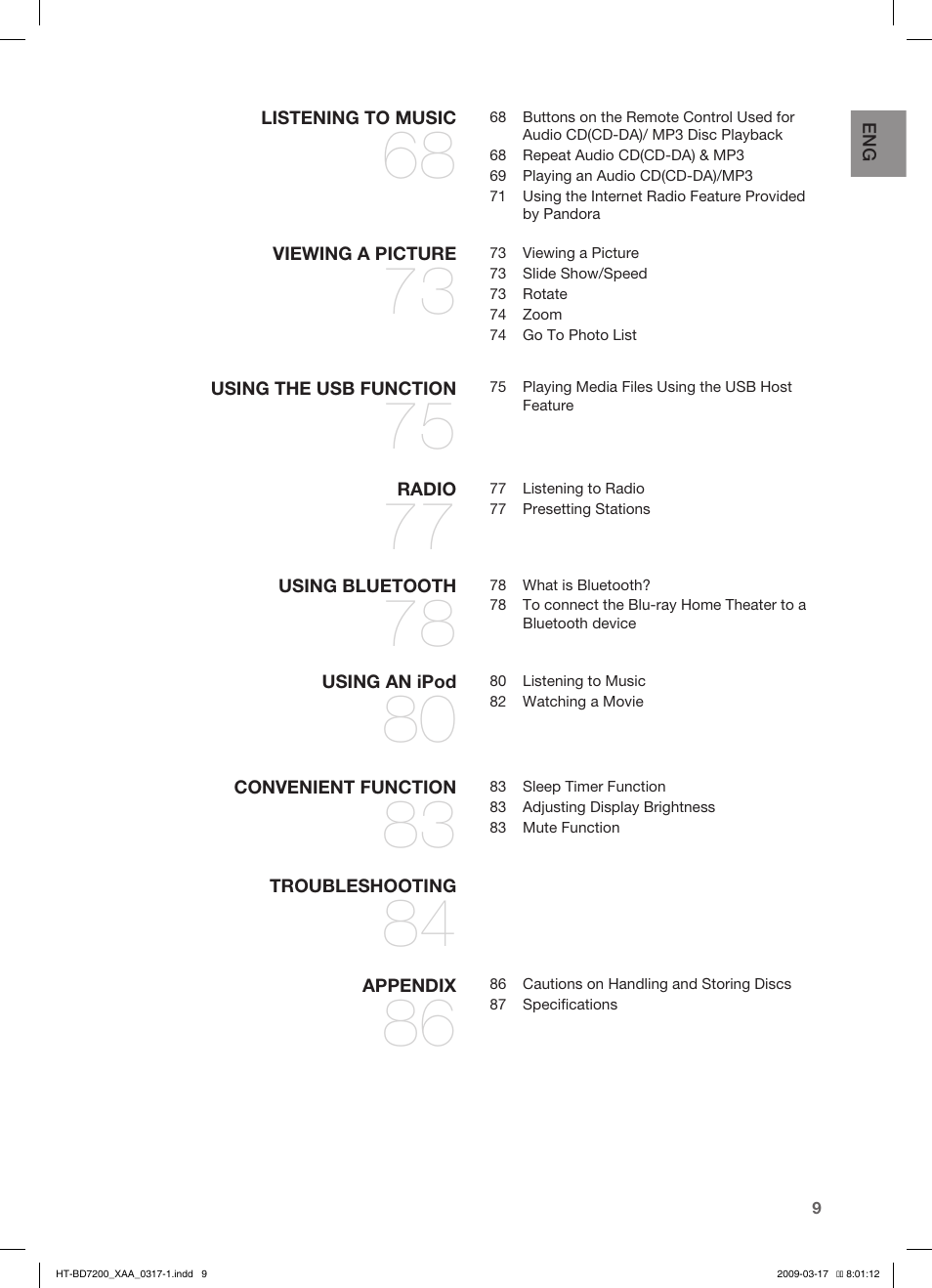 Samsung HT-BD7200T-XAC User Manual | Page 9 / 100