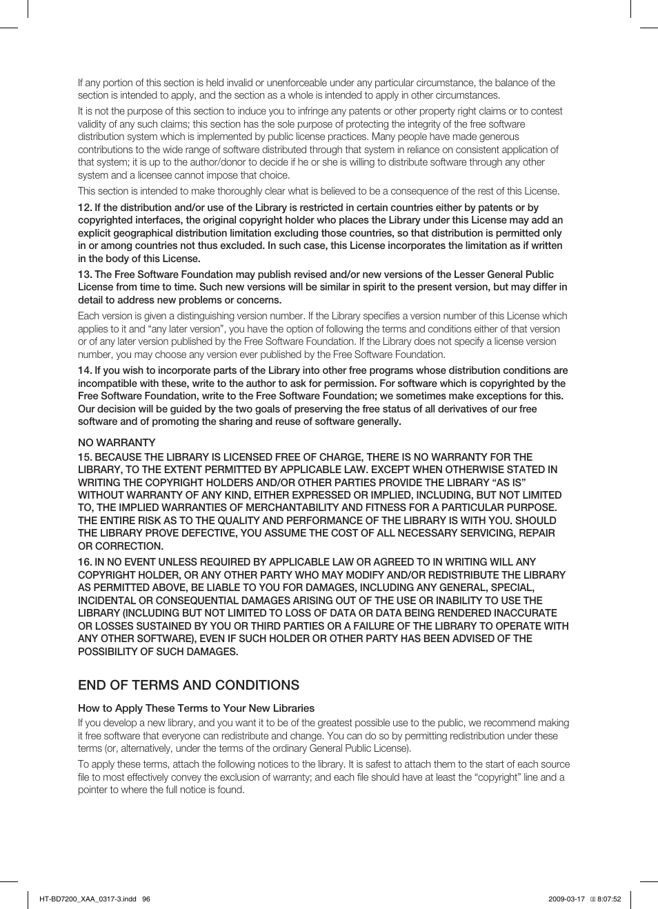 End of terms and conditions | Samsung HT-BD7200T-XAC User Manual | Page 96 / 100
