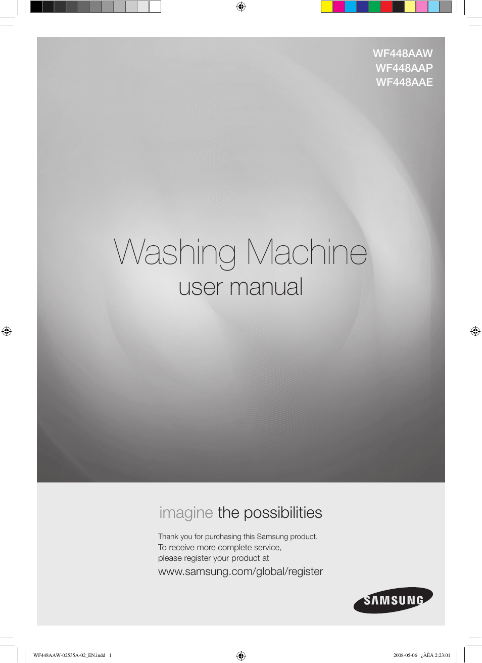 Samsung WF438AAR-XAA User Manual | 64 pages