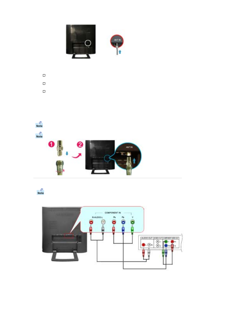 Connecting dvd/dtv set top box | Samsung RT19FSSS User Manual | Page 20 / 59