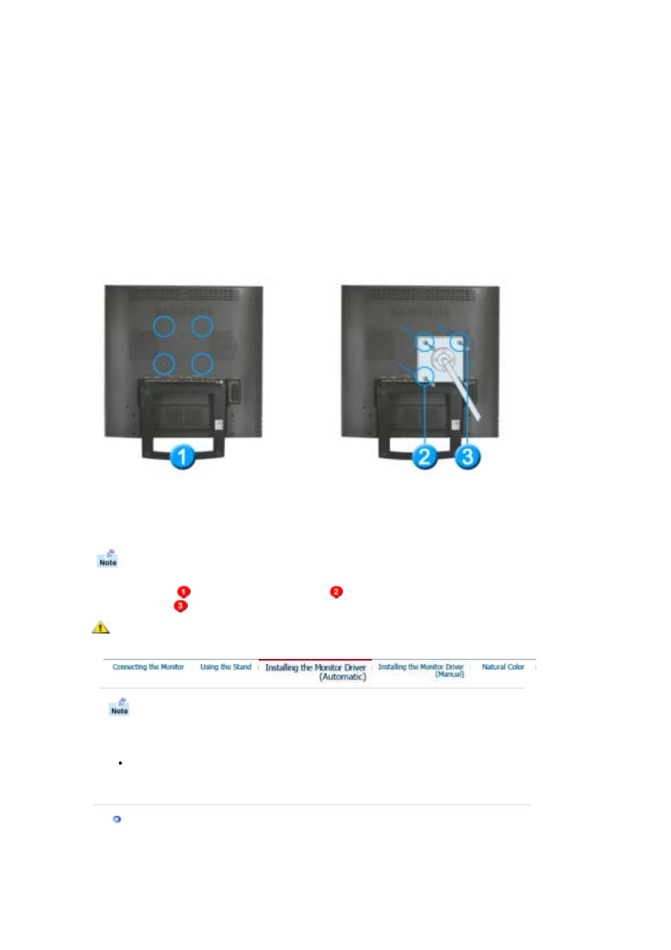 Installing the monitor driver | Samsung RT19FSSS User Manual | Page 23 / 59