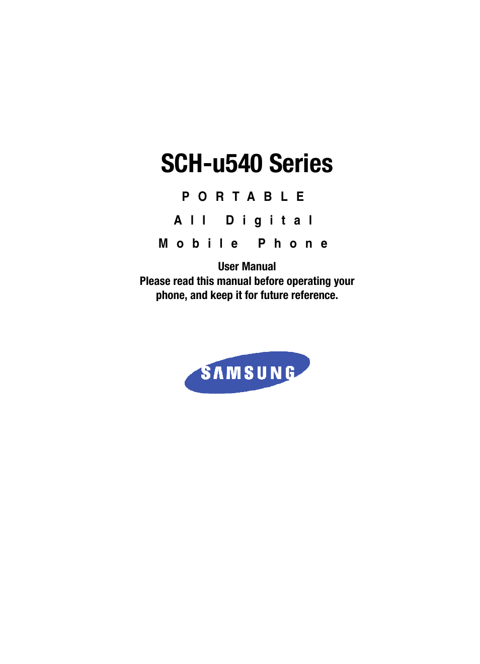 Samsung SCH-U540MSAVZW User Manual | 156 pages