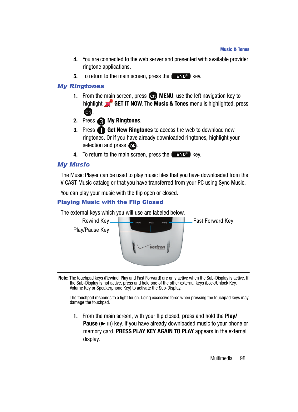 Samsung SCH-U540MSAVZW User Manual | Page 101 / 156